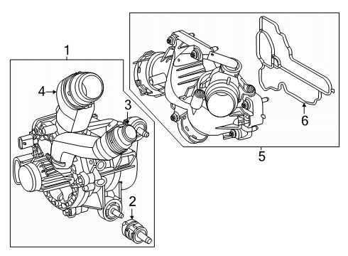 2024 Mercedes-Benz E350 Water Pump
