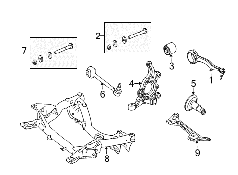 2010 Mercedes-Benz C63 AMG Front Suspension Components