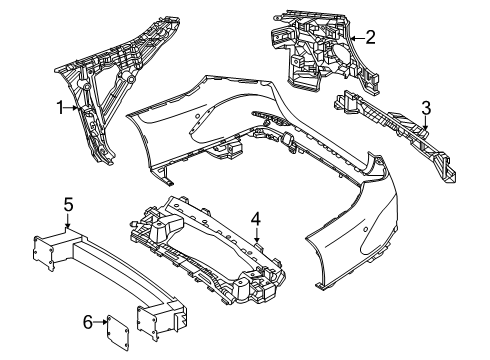 2025 Mercedes-Benz E53 AMG Bumper & Components - Rear