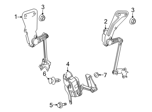 2010 Mercedes-Benz E550 Electrical Components Diagram 4