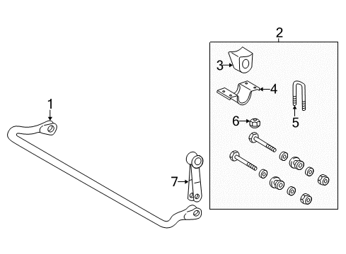 2006 Mercedes-Benz G500 Stabilizer Bar & Components
