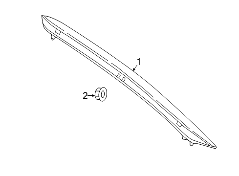 2023 Mercedes-Benz C43 AMG High Mount Lamps