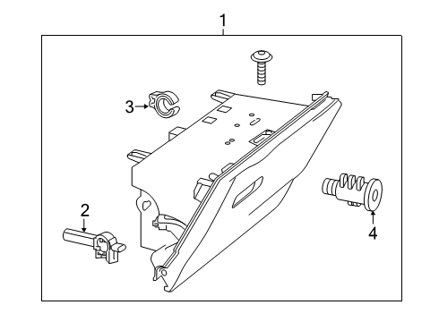 2023 Mercedes-Benz G63 AMG Glove Box Diagram