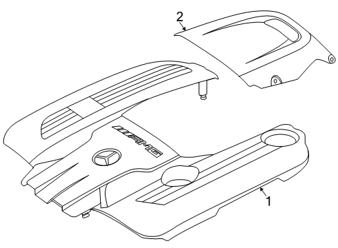 2025 Mercedes-Benz G63 AMG Engine Appearance Cover