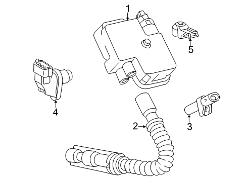 2004 Mercedes-Benz SL55 AMG Ignition System Diagram