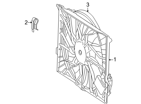 2008 Mercedes-Benz CL550 Cooling Fan Diagram