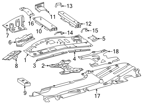 2024 Mercedes-Benz AMG GT 55 Floor & Rails