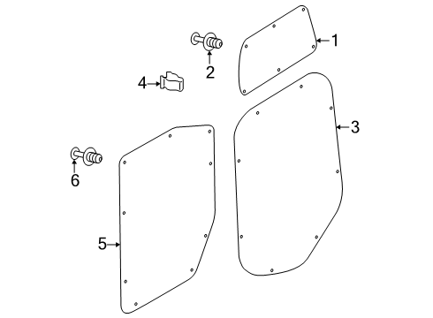 2024 Mercedes-Benz eSprinter Interior Trim - Rear Door
