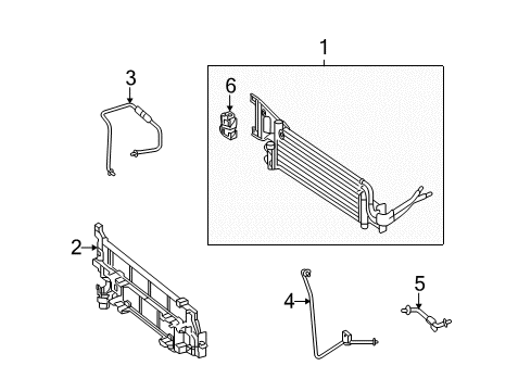 2010 Mercedes-Benz C63 AMG Trans Oil Cooler Diagram
