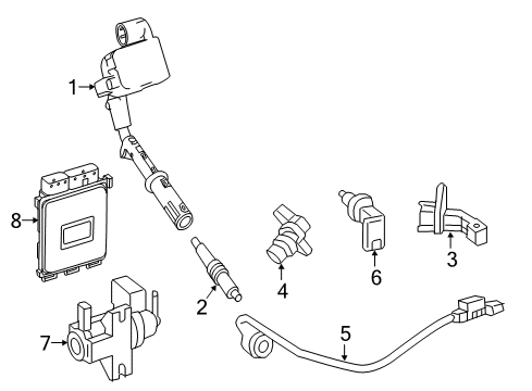 2016 Mercedes-Benz SLK300 Ignition System Diagram