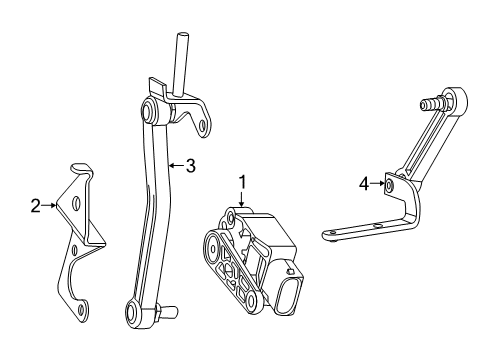 2018 Mercedes-Benz GLE550e Electrical Components Diagram