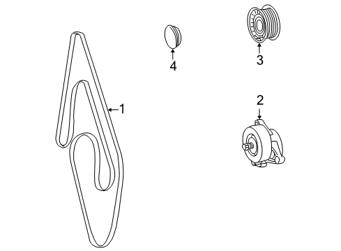 2002 Mercedes-Benz ML500 Belts & Pulleys