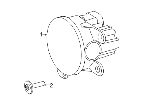 2024 Mercedes-Benz GLB250 Fog Lamps