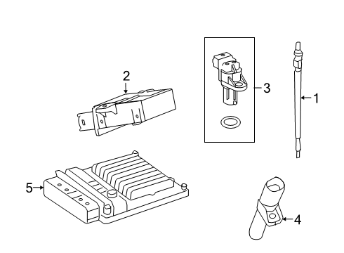 2021 Mercedes-Benz Sprinter 3500XD Ignition System Diagram