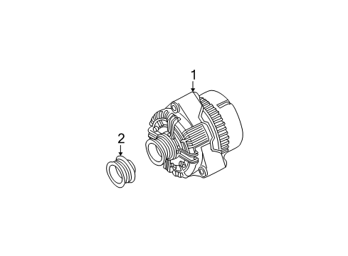 2001 Mercedes-Benz C320 Alternator