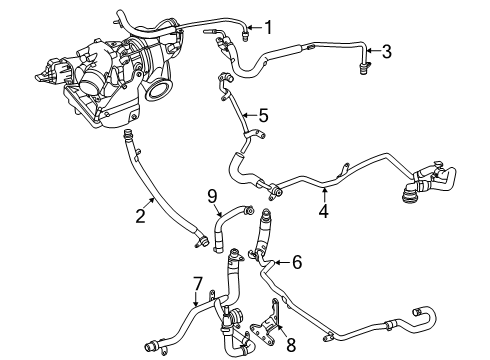 2023 Mercedes-Benz SL43 AMG Turbocharger