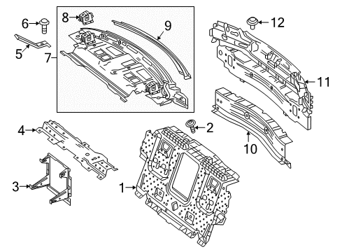 2017 Mercedes-Benz S63 AMG Rear Body Diagram