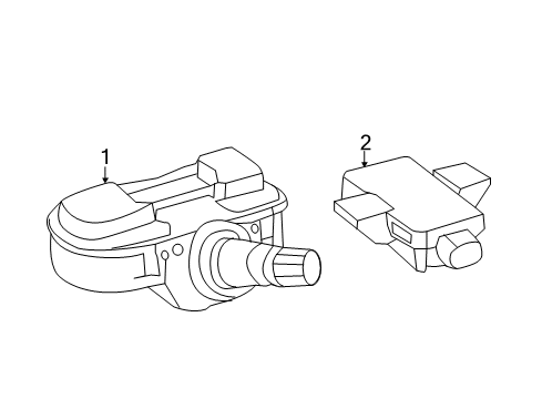 2020 Mercedes-Benz S560 Tire Pressure Monitoring Diagram
