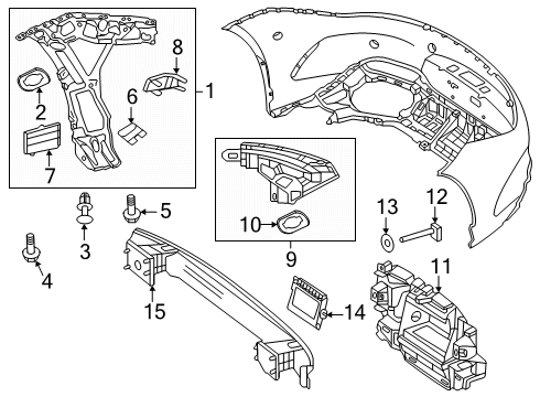 2024 Mercedes-Benz AMG GT 55 Bumper & Components - Rear