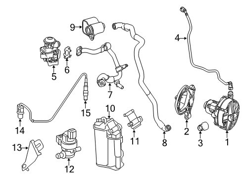 2012 Mercedes-Benz C250 Powertrain Control Diagram