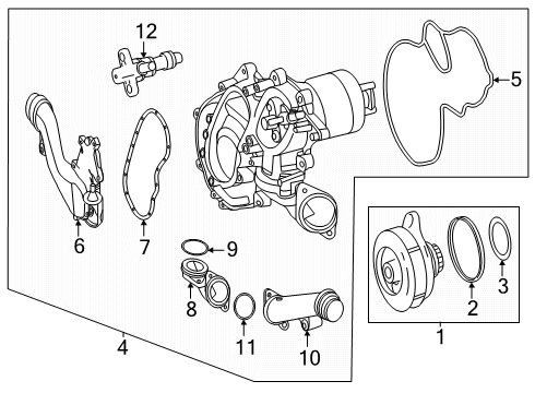 2024 Mercedes-Benz S63 AMG E Performance Water Pump