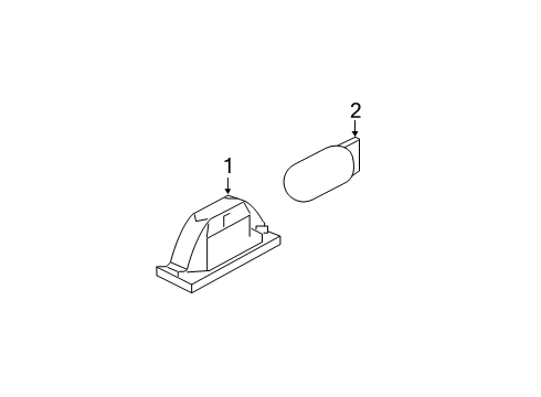 2019 Mercedes-Benz Sprinter 3500 Bulbs Diagram