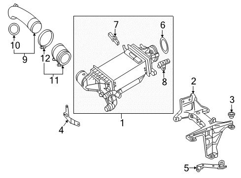 2016 Mercedes-Benz SLK300 Intercooler Diagram