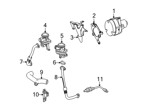 2010 Mercedes-Benz E63 AMG A.I.R. System Diagram
