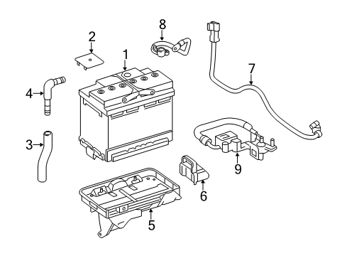2016 Mercedes-Benz Sprinter 2500 Battery