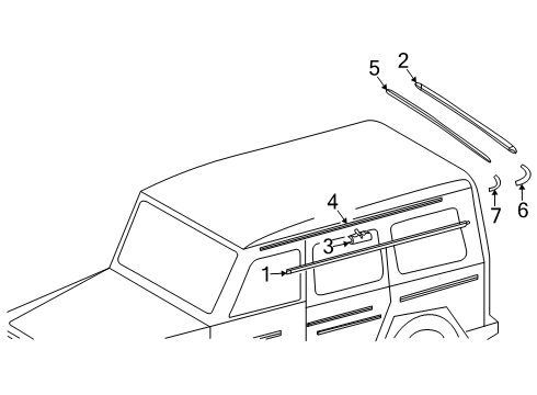 2025 Mercedes-Benz G63 AMG Exterior Trim - Roof