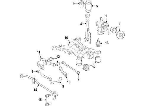 2007 Mercedes-Benz R500 Lower Control Arm - Rear