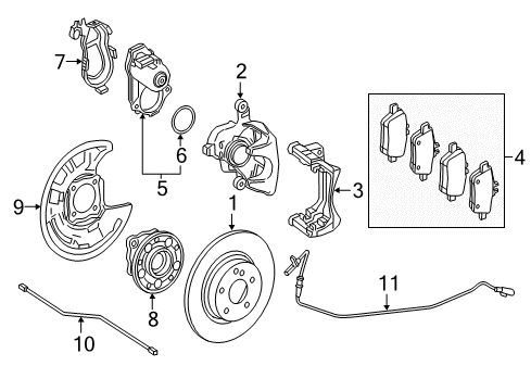 2015 Mercedes-Benz GLA250 Anti-Lock Brakes Diagram
