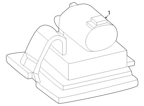 2025 Mercedes-Benz EQS 450 SUV License Lamps