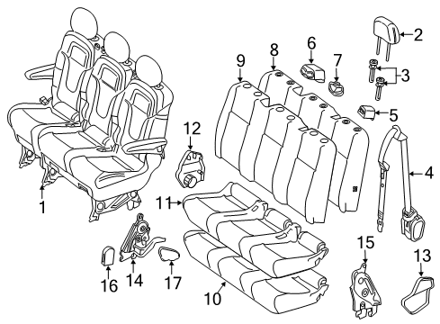 2021 Mercedes-Benz Metris Third Row Seats