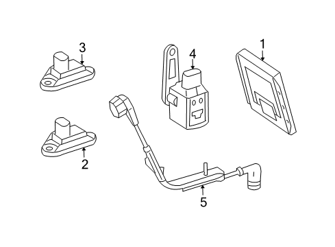 2003 Mercedes-Benz E500 Ride Control Components