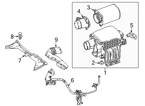 2017 Mercedes-Benz C350e Filters Diagram