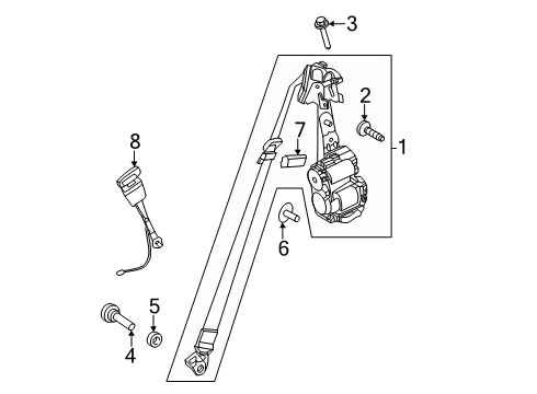 2024 Mercedes-Benz AMG GT 55 Front Seat Belts