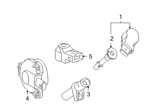2007 Mercedes-Benz S550 Ignition System Diagram