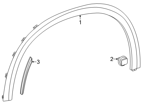 2024 Mercedes-Benz EQE SUV AMG Exterior Trim - Fender