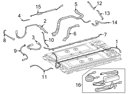 2025 Mercedes-Benz EQS 450 SUV Battery