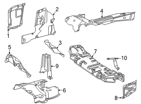2025 Mercedes-Benz GLS450 Heat Shields
