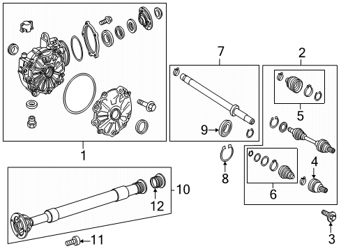 2019 Mercedes-Benz S63 AMG Front Axle & Carrier Diagram 2