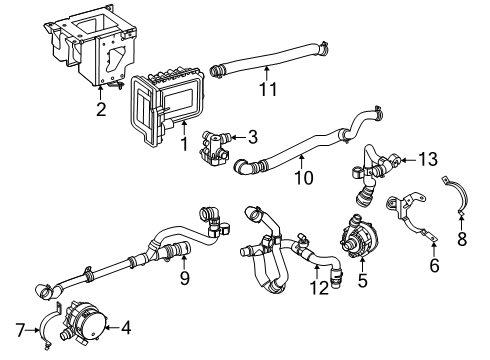 2025 Mercedes-Benz G580 Hoses, Lines & Pipes