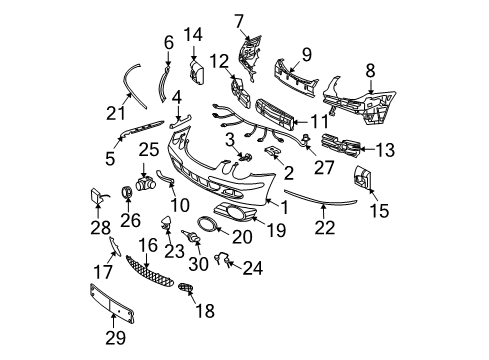 2009 Mercedes-Benz E550 Automatic Temperature Controls Diagram