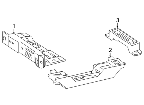 2024 Mercedes-Benz CLA35 AMG Keyless Entry Components Diagram