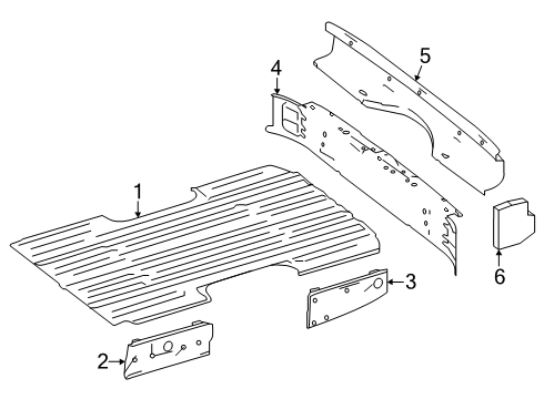 2024 Mercedes-Benz eSprinter Rear Floor & Rails