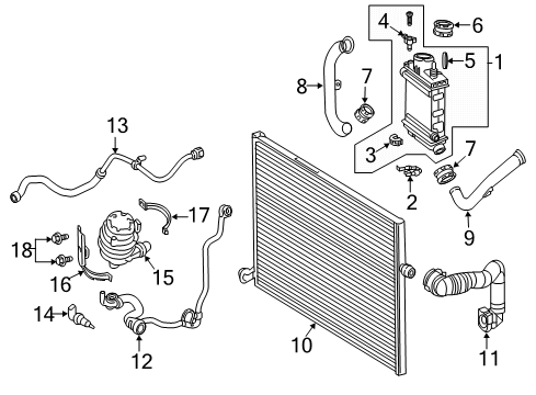 2020 Mercedes-Benz GLC43 AMG Turbocharger Diagram