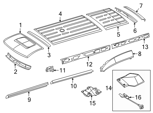 2025 Mercedes-Benz eSprinter Roof & Components