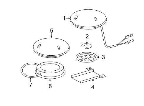 2013 Mercedes-Benz Sprinter 2500 Roof Vent - Body Diagram 2