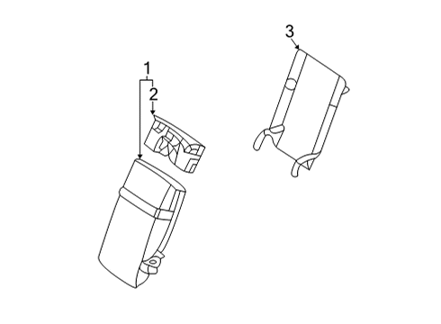 2025 Mercedes-Benz GLS450 Second Row Seats Diagram 3